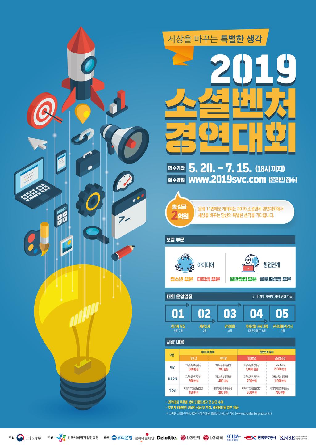 소셜벤처경연대회 포스터