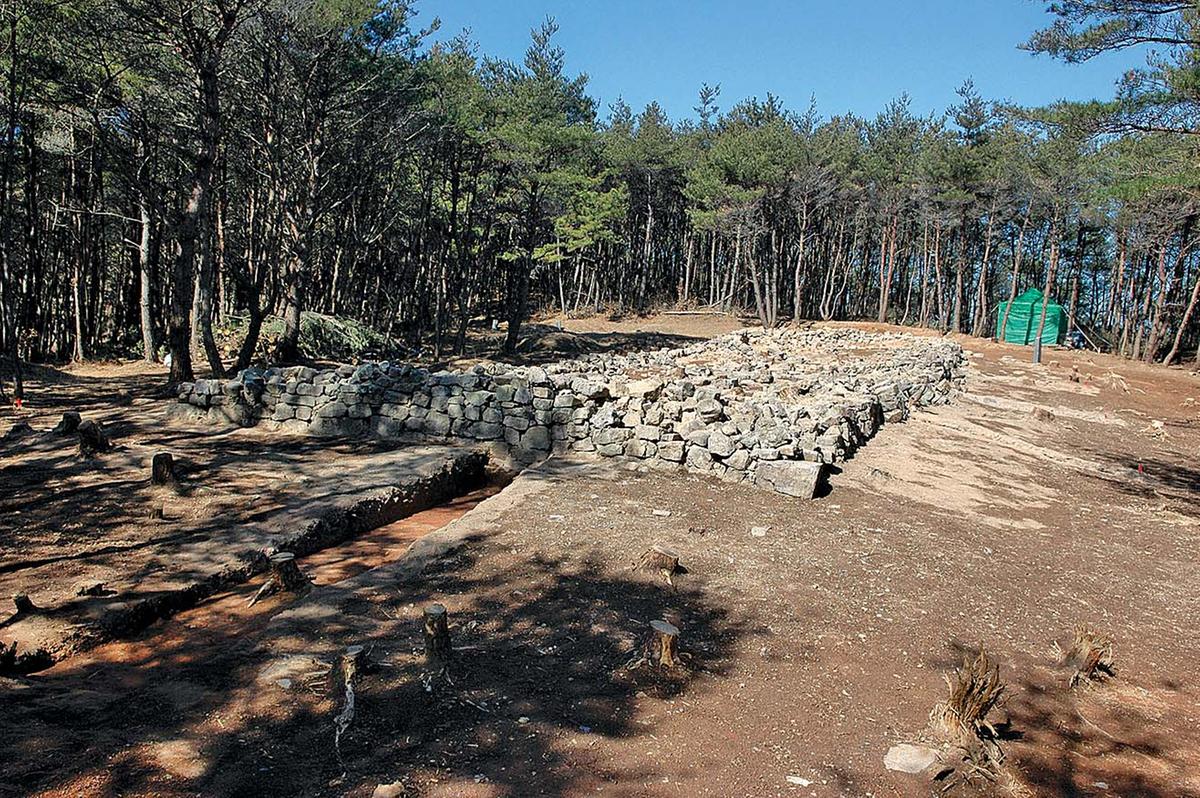진주 전 송대산성 건물지