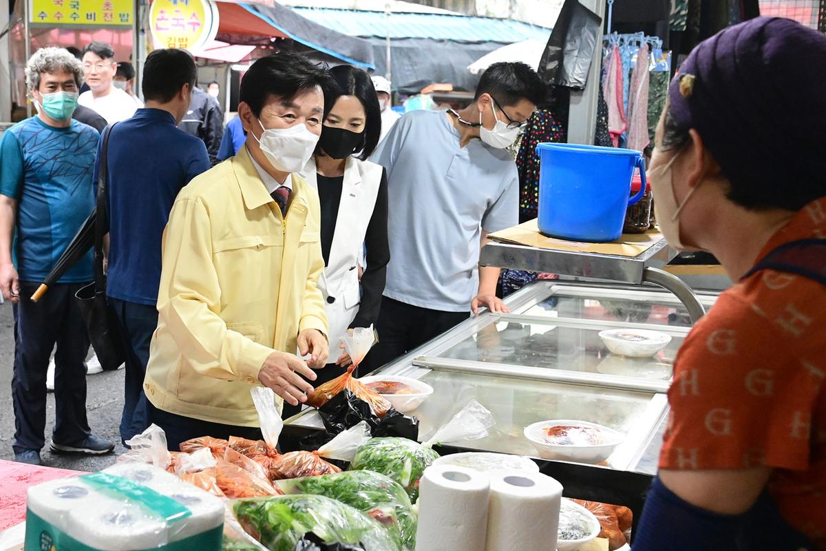추석맞이 전통시장 방문0