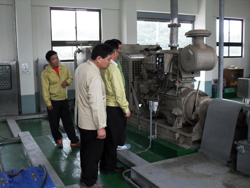 2013년 배수펌프장 일제점검 및 가동훈련 