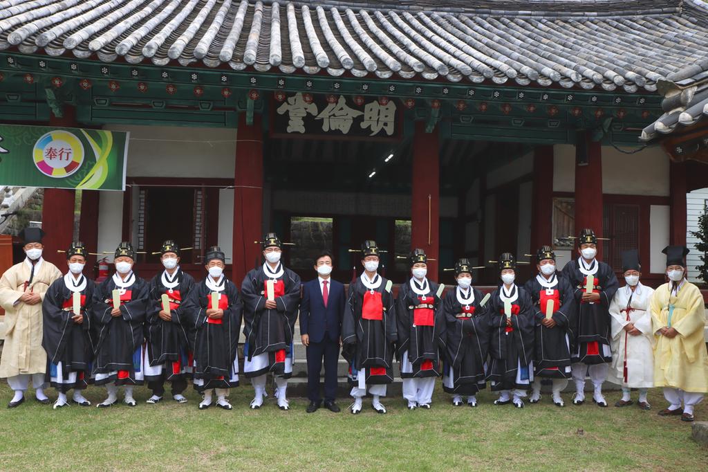 진주향교, 추기 석전대제 봉행