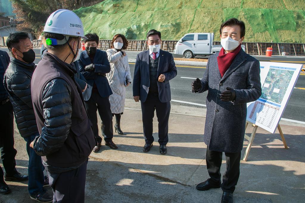 진주시, 말티고개 신동삼거리~하촌교차로 왕복 4차로 임시 개통