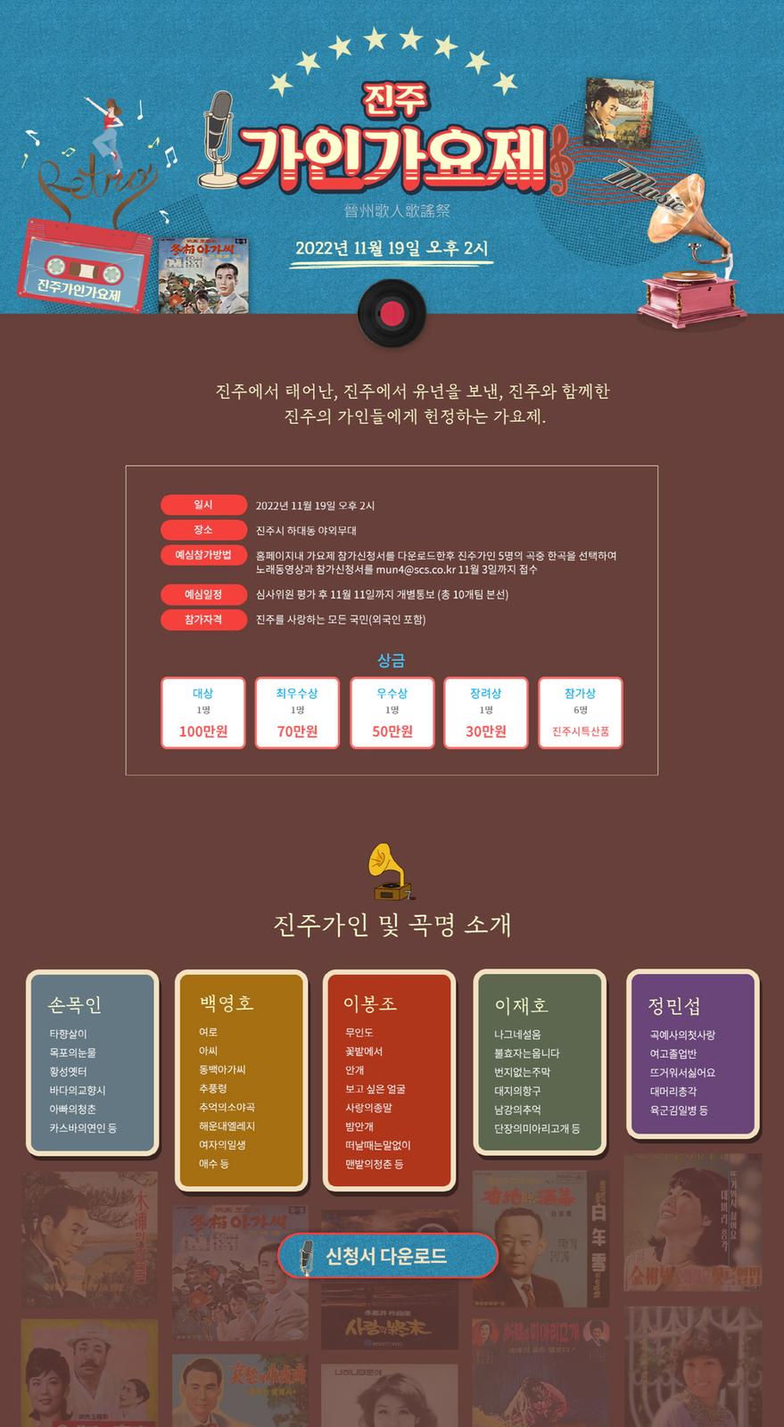 2022 진주가인가요제 개최