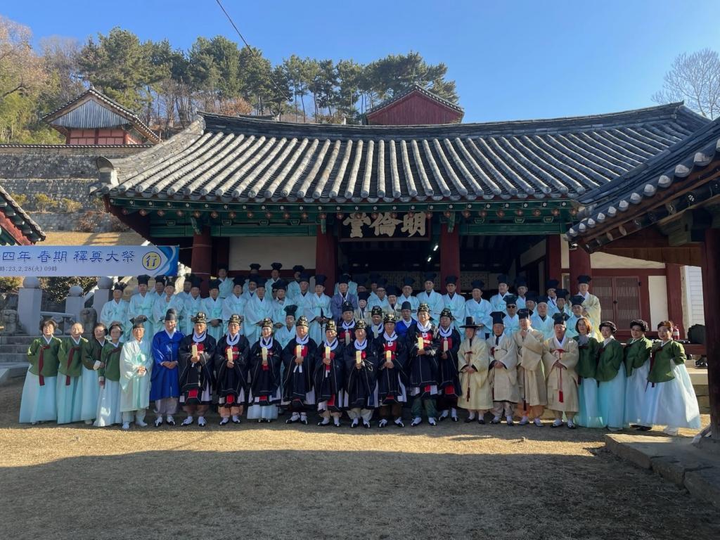 진주향교, 춘기 석전 봉행