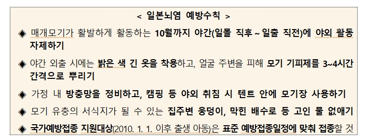 진주시, 일본뇌염 첫환자 발생 ‘모기 물림 주의·예방접종’ 당부