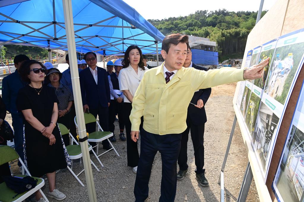 조규일 진주시장, ‘안락공원 현대화사업’ 현장 점검