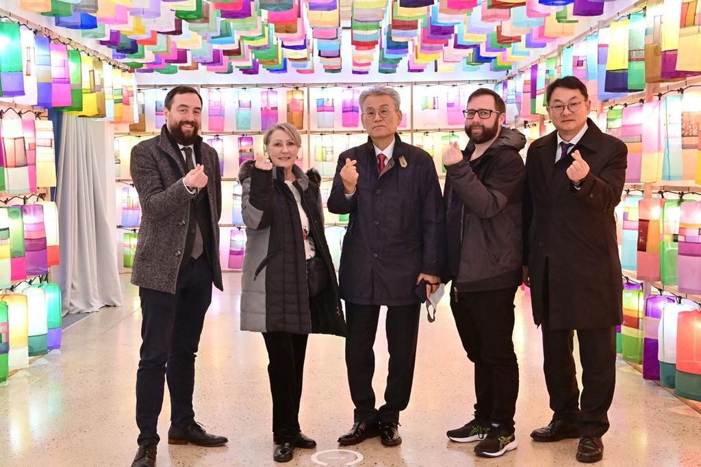 아일랜드 세계축제 리더 진주시 방문