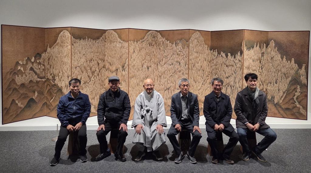 조계종 종정 성파스님, 진주전통공예비엔날레 방문