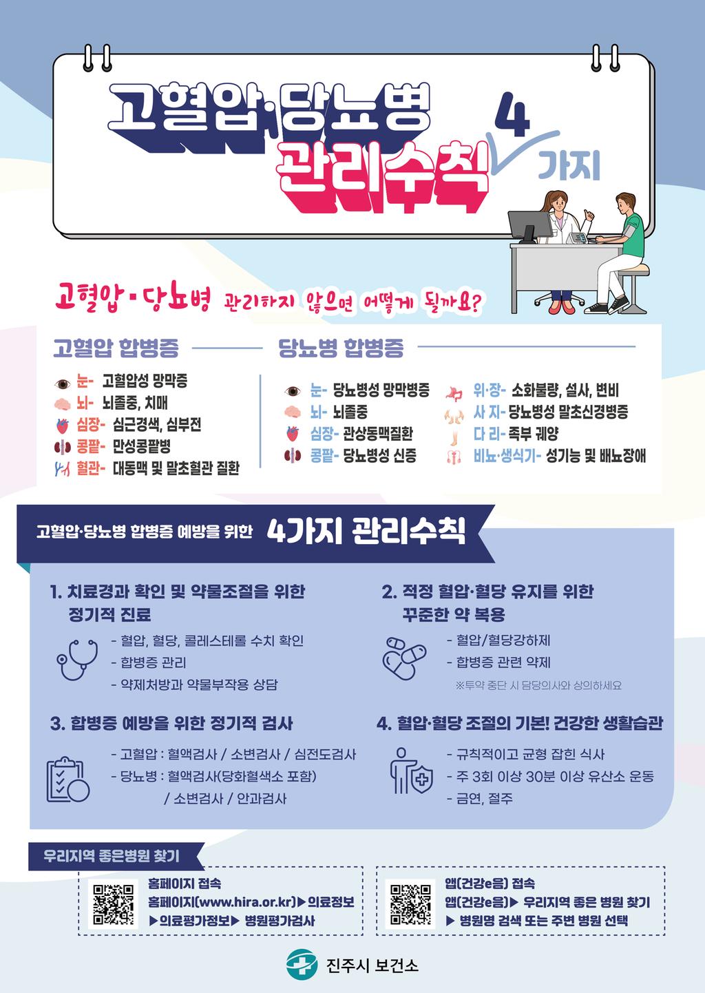 8월 건강길라잡이(고혈압·당뇨병 바로 알기 홍보)