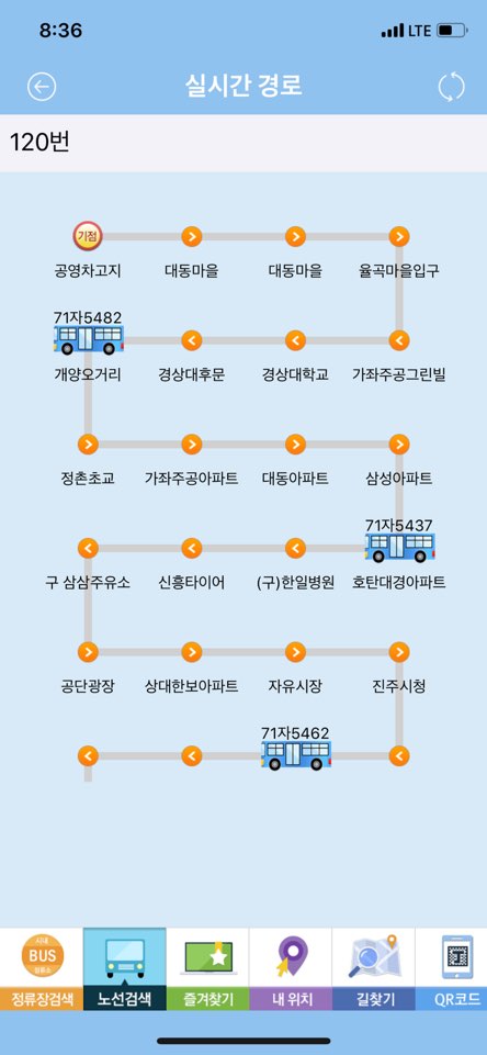 젤 밑에 120번 승객 승차거부한 버스