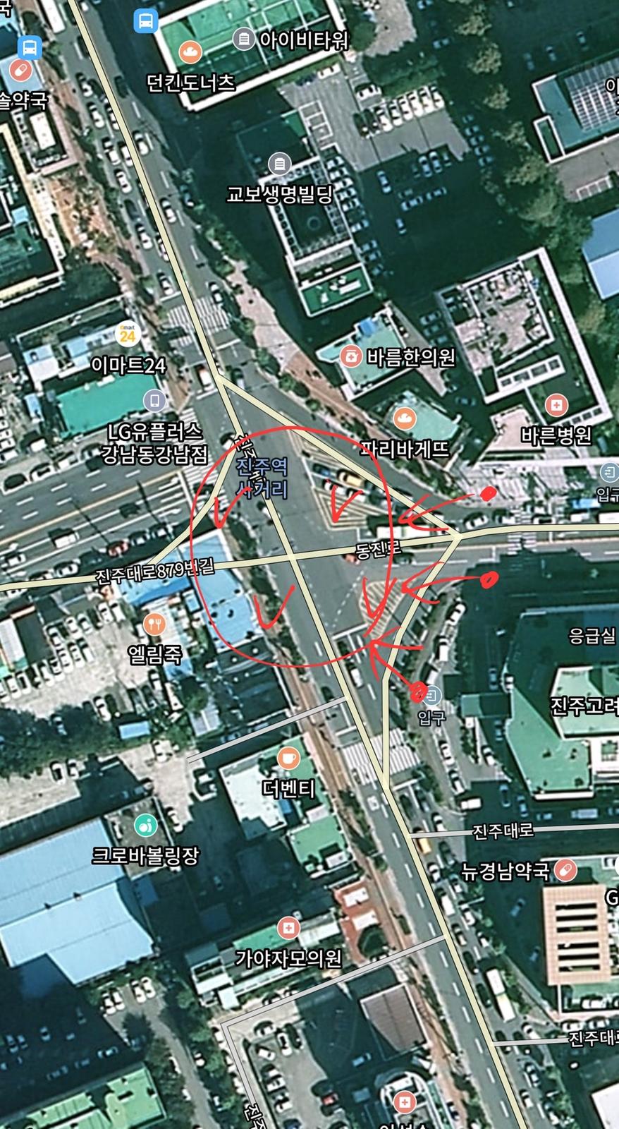 (구)진주역사거리 사진