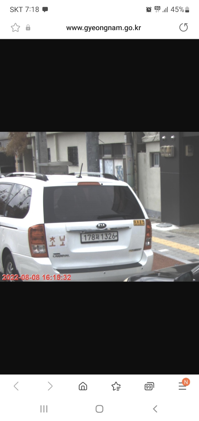실제 단속 대상 차량