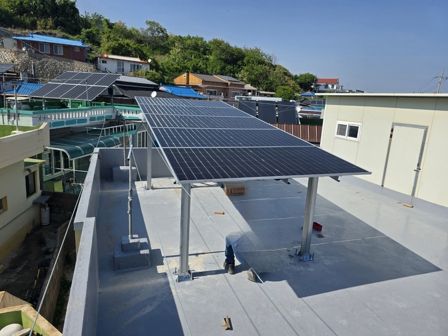 태양광 설치 사진