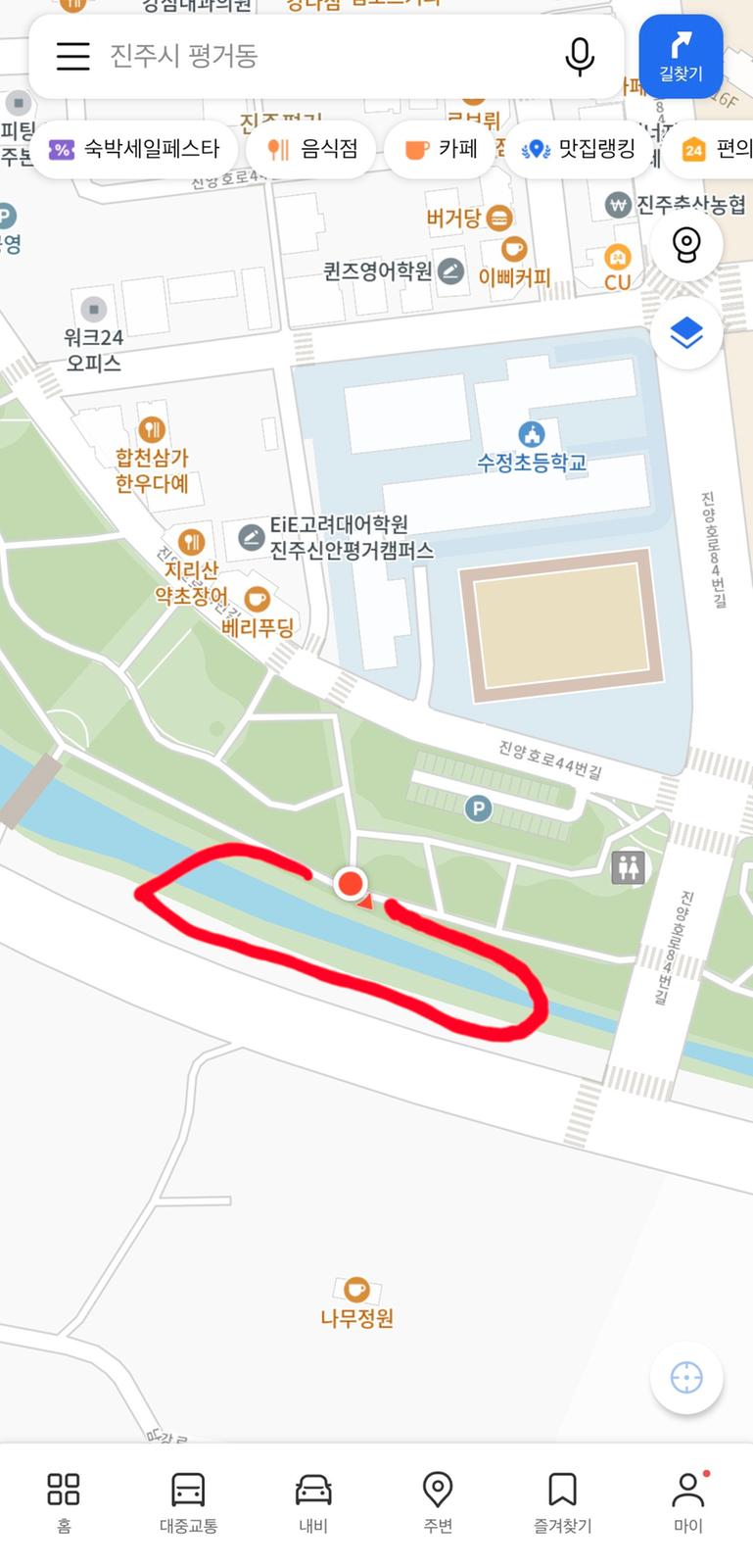 뉴트리아 서식지