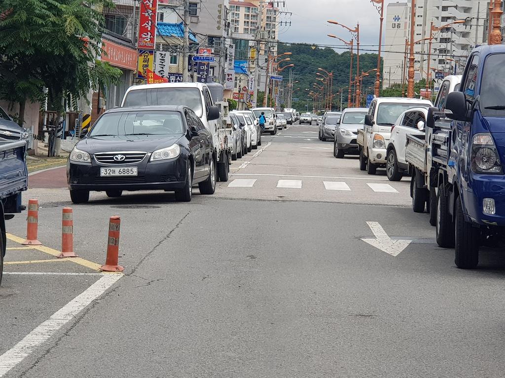 이중주차로 인한 사고 방지