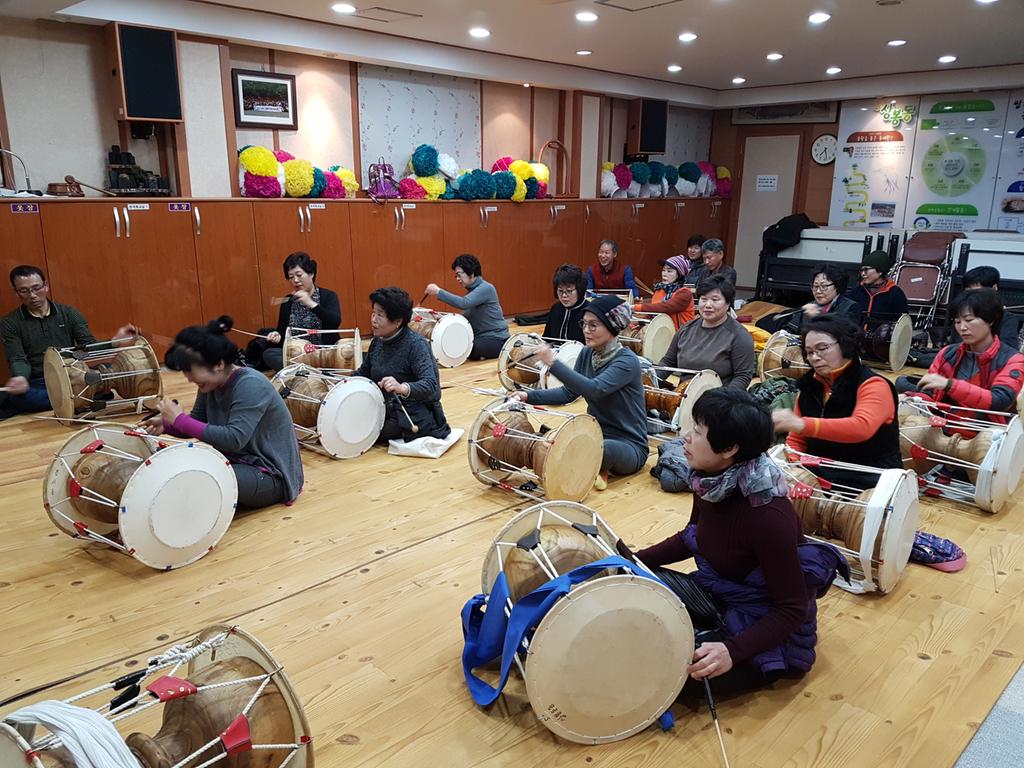 사물(풍물)교실 수업광경