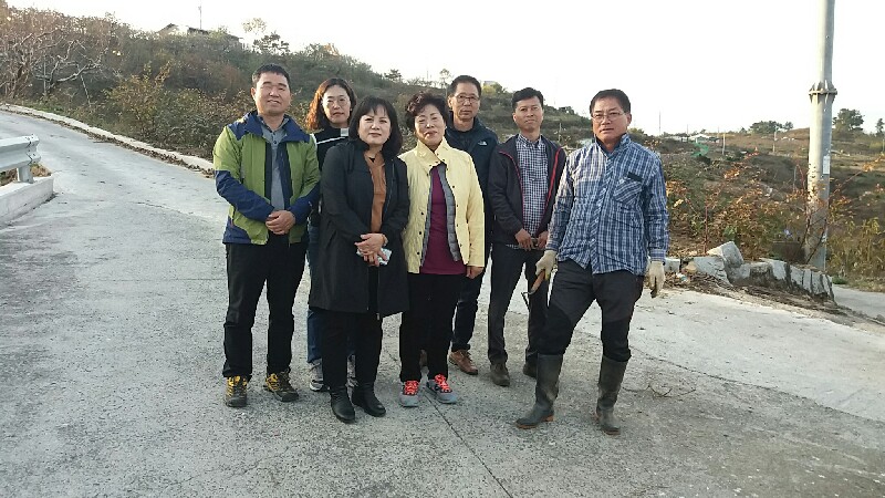 꽃길조성 현지답사