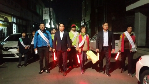 합동방범순찰활동 사진
