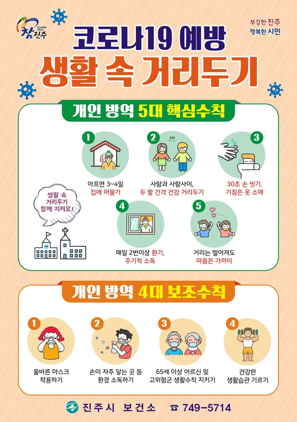 생활속거리두기포스터