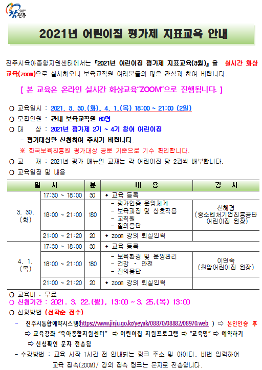 지표교육안내