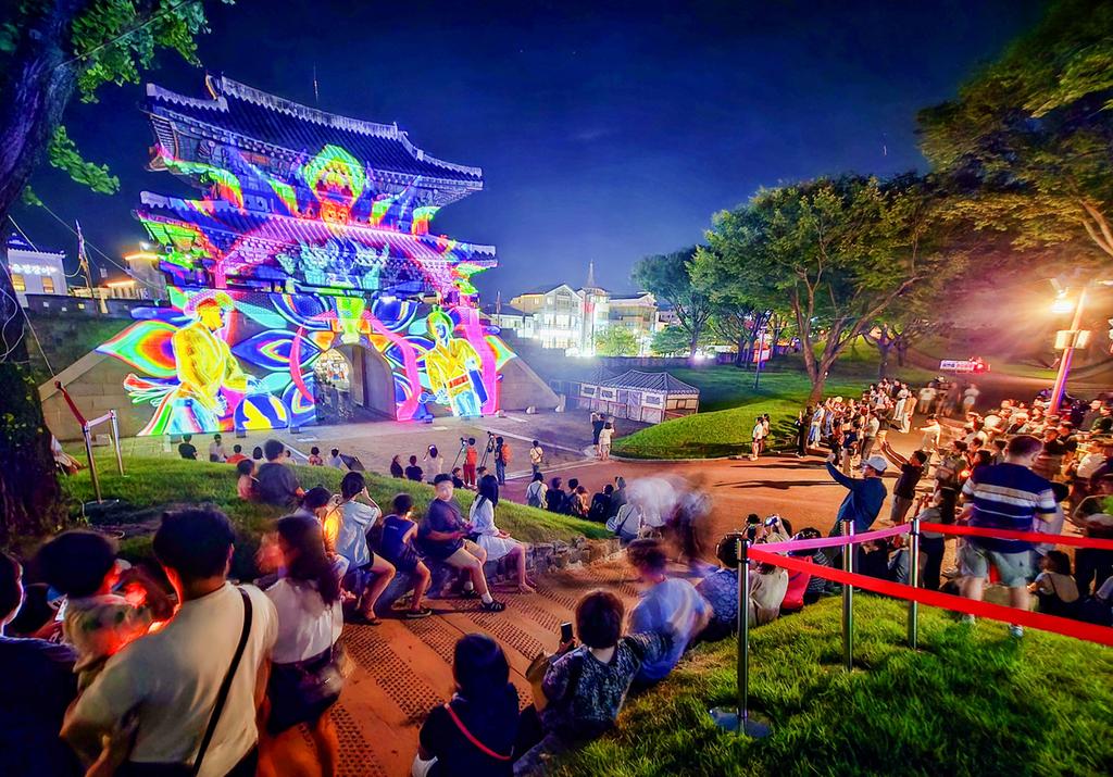 국가유산 미디어아트 진주성 성황리 폐막