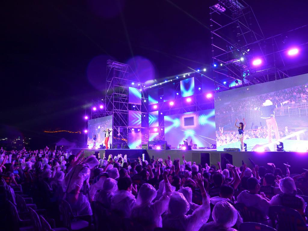 진주 M2 페스티벌 열광속 마무리