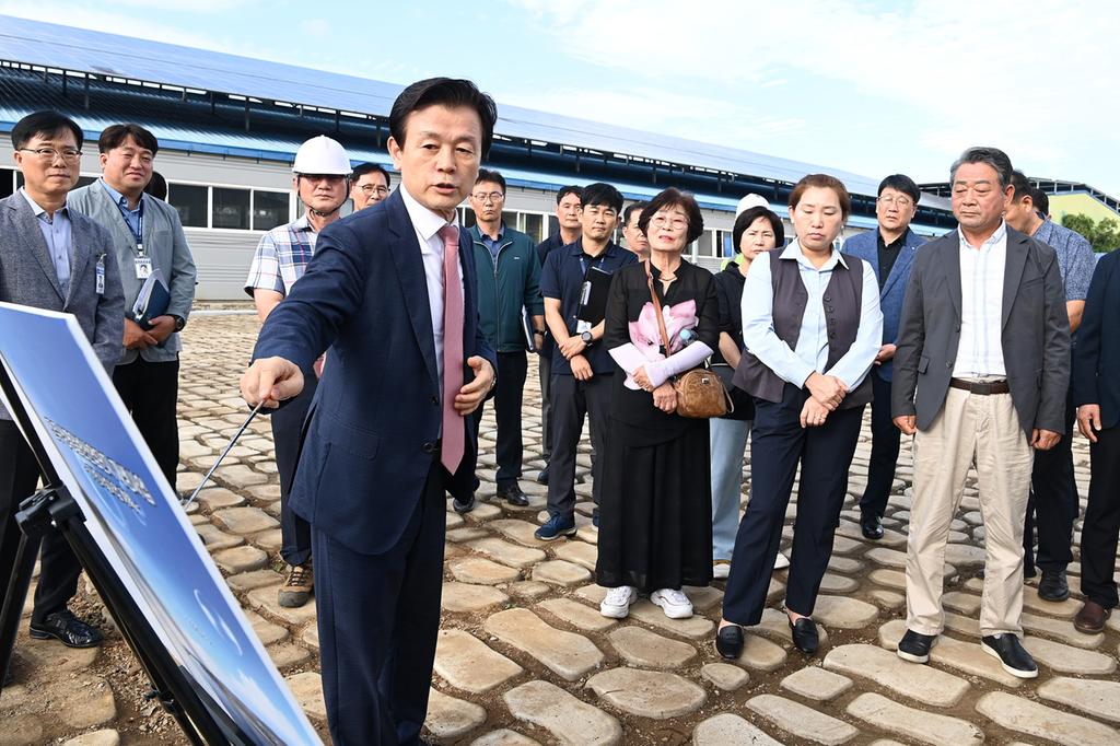 조규일 진주시장 상평산업단지 재생사업 현장 점검