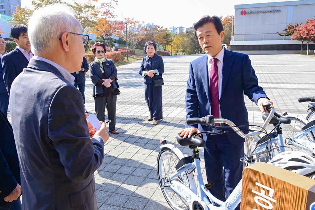 진주시 공유형 자전거 하모타고 18일부터 무료 시범운영