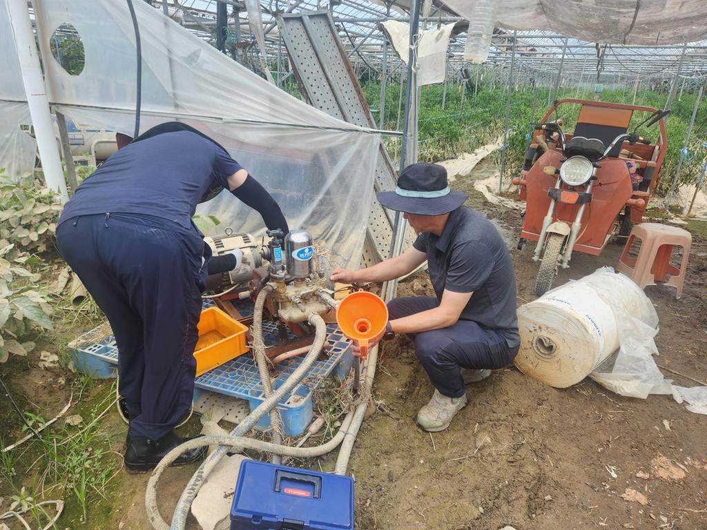 진주시 집중호우 피해 농업인 긴급 지원