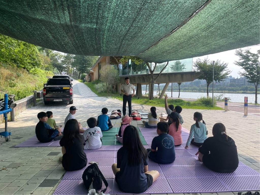 진주시 드림스타트 소방교육 수상레저 체험활동 실시