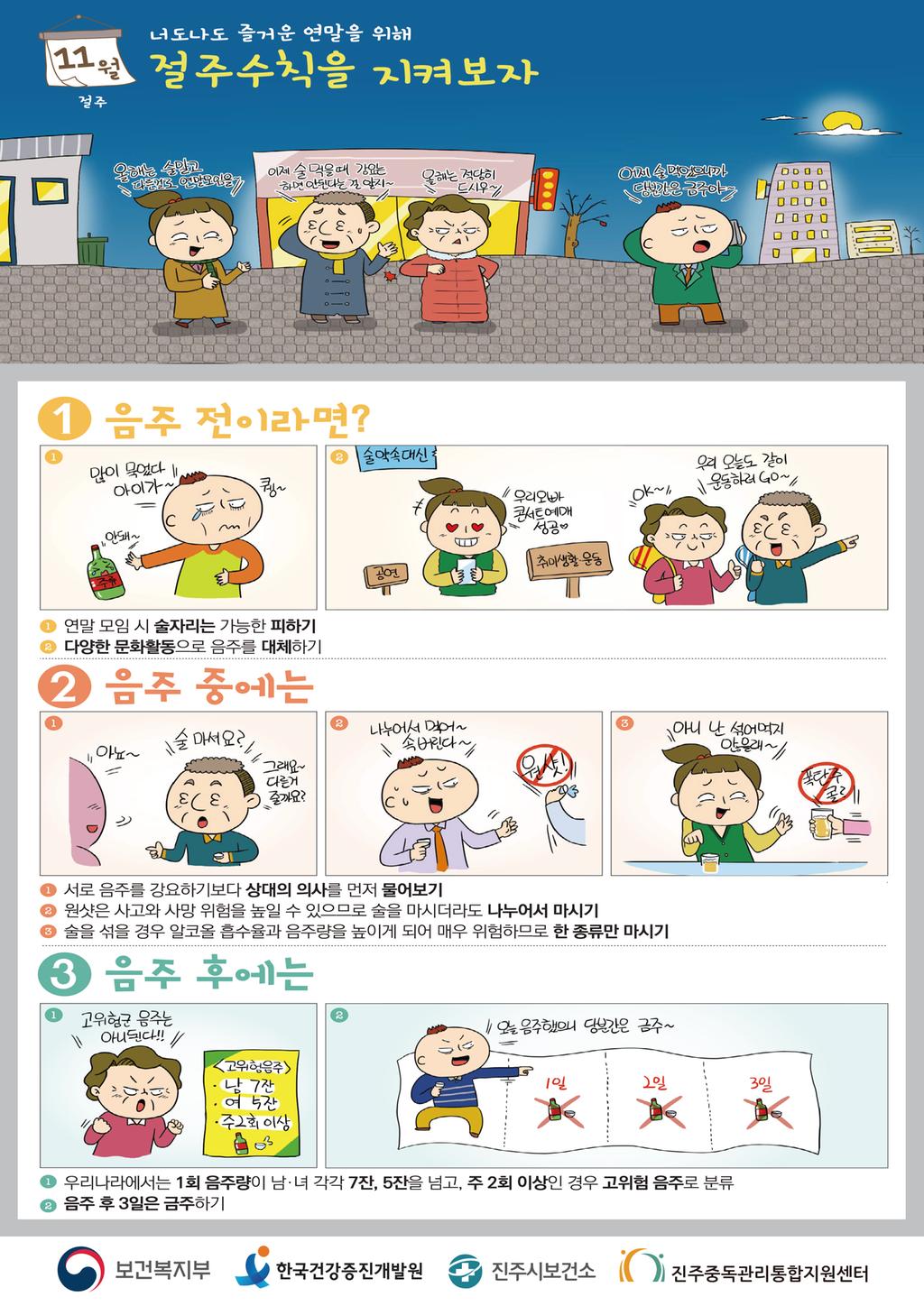 11월 건강길라잡이 (절주 수칙) 