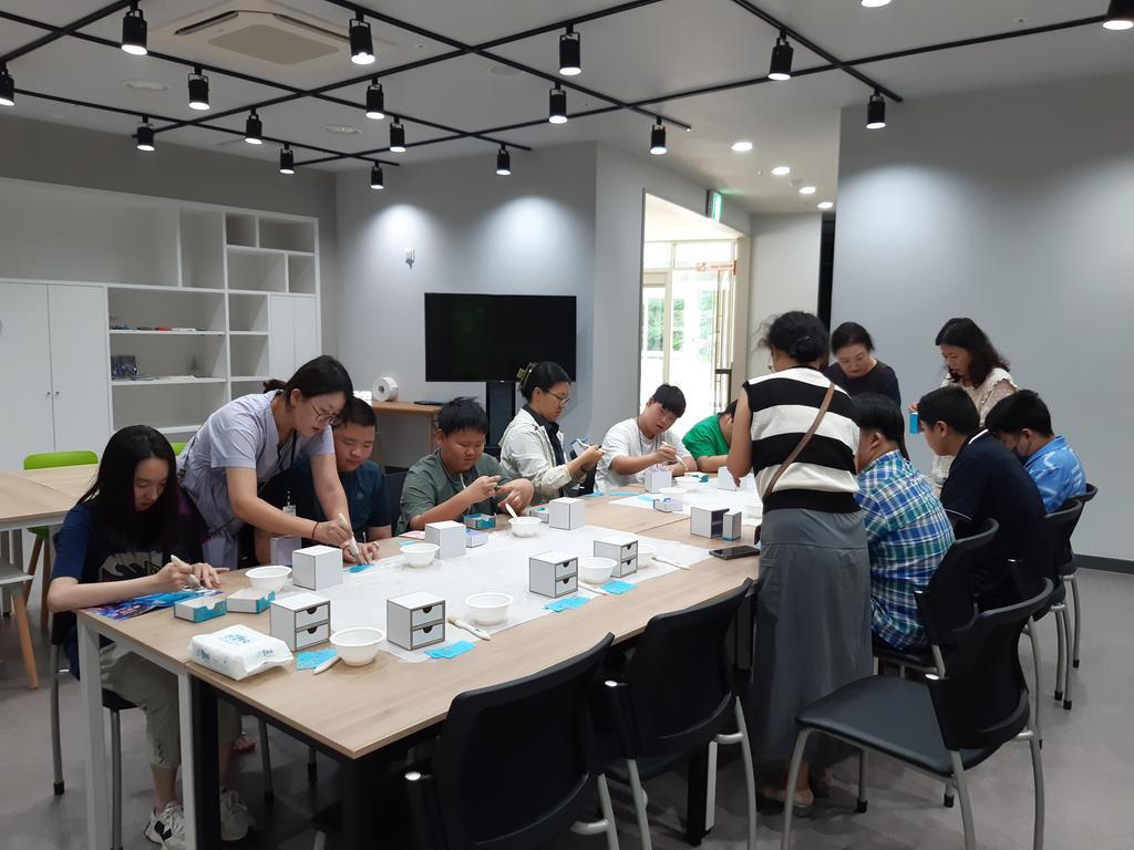  한지공예가체험